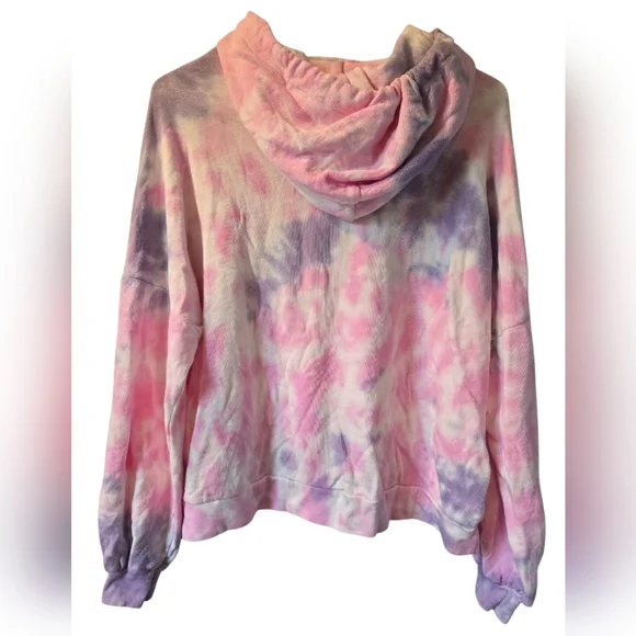 NWT Lauren Moshi Anissa Tye-dye Tongue hoodie - Picture 4 of 8